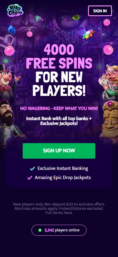 Reko Casino mobile