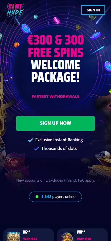 Slothype mobile