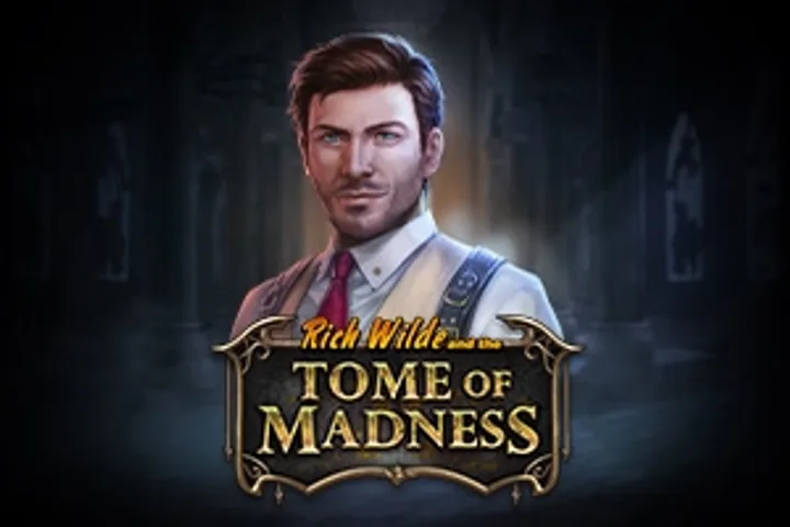 Rich Wilde and the Tome of Madness slot game art
